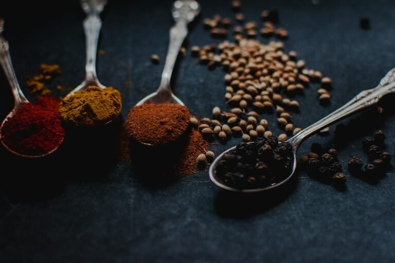 Assortment of spices